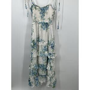 YUMI KIM Maxina Floral Dress Women's Size M Off White